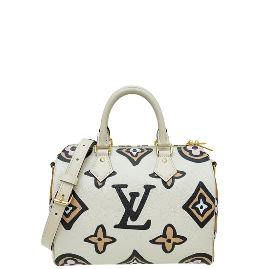 Louis Vuitton Bicolor Giant Wild At Heart Speedy Bandouliere 25 Bag