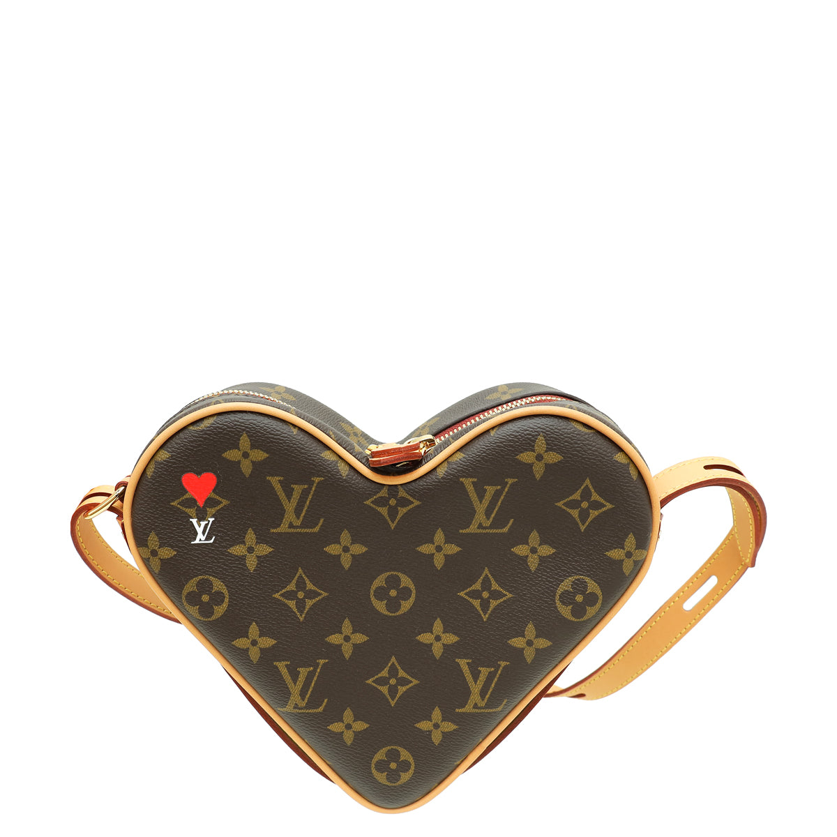 Louis Vuitton Brown Monogram Game On Coeur Heart Bag-Louis Vuitton-THE CLOSET