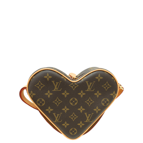 Louis Vuitton Brown Monogram Game On Coeur Heart Bag