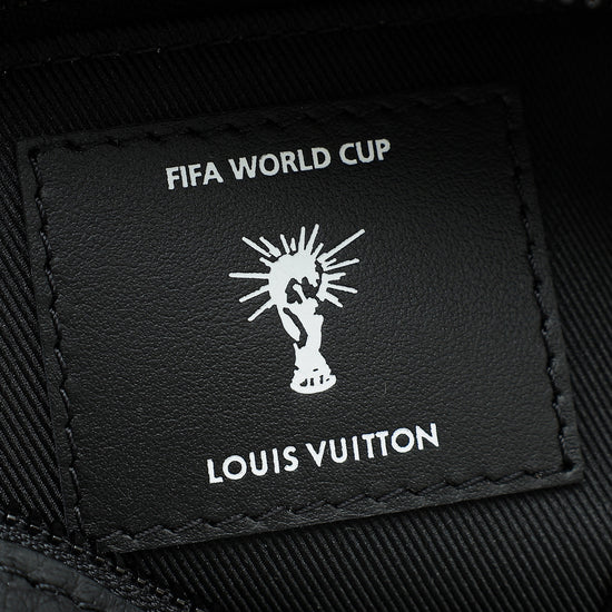 Louis Vuitton Black Taurillon Fifa World Cup Dopp Kit Toiletry Bag