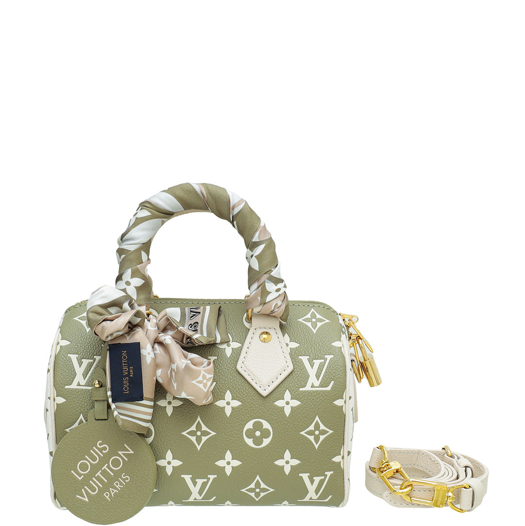 Monogram Twilly On Speedy Louis Vuitton Tricolor Spring In The