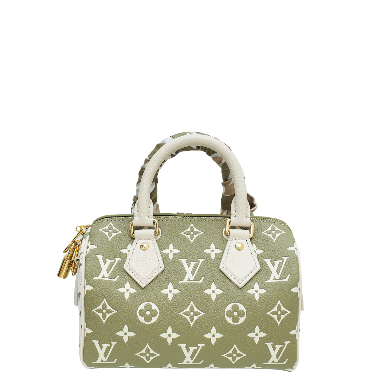 Louis Vuitton Tricolor Spring In The City Speedy 20 Bandouliere Bag w/Twilly-Louis Vuitton-THE CLOSET