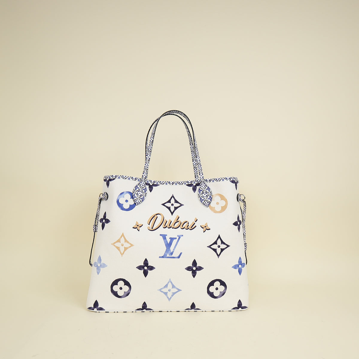 Louis Vuitton Blue Multicolor L.E Aqua Monogram Canvas By The Pool Dubai Neverfull GM Bag