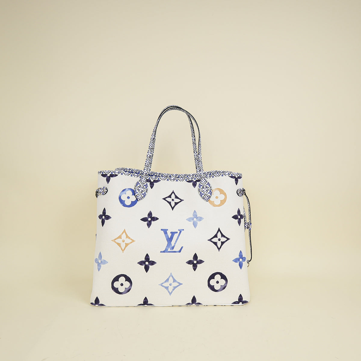 Louis Vuitton Blue Multicolor L.E Aqua Monogram Canvas By The Pool Dubai Neverfull GM Bag