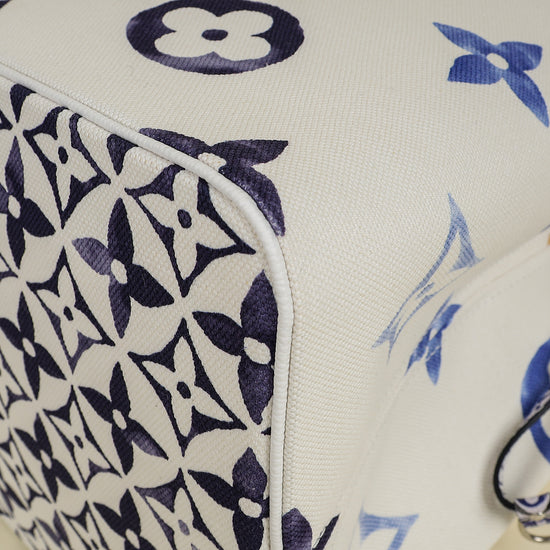 Louis Vuitton Blue Multicolor L.E Aqua Monogram Canvas By The Pool Dubai Neverfull GM Bag