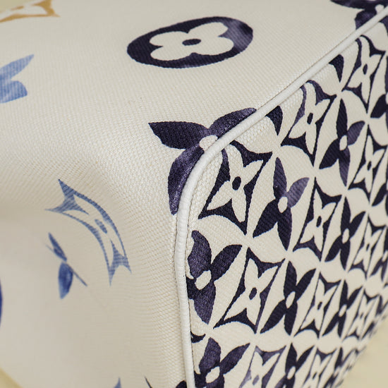 Louis Vuitton Blue Multicolor L.E Aqua Monogram Canvas By The Pool Dubai Neverfull GM Bag