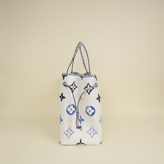 Louis Vuitton Blue Multicolor L.E Aqua Monogram Canvas By The Pool Dubai Neverfull GM Bag