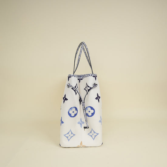 Louis Vuitton Blue Multicolor L.E Aqua Monogram Canvas By The Pool Dubai Neverfull GM Bag