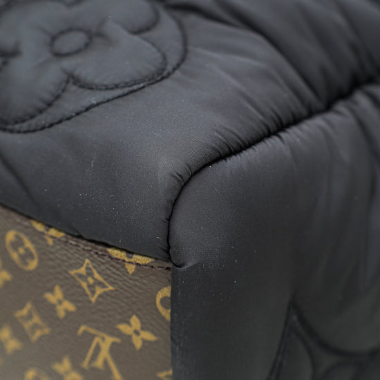 LOUIS VUITTON Monogram Econyl and Brown Monogram Coated Canvas Pillow  Othego GM at 1stDibs
