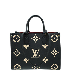 Louis Vuitton Bicolor Monogram Empreinte Onthego MM Bag