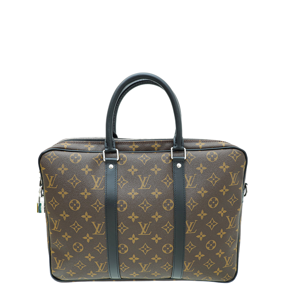Louis Vuitton Monogram Black Macassar Porte-Documents Voyage PM Bag-Louis Vuitton-THE CLOSET