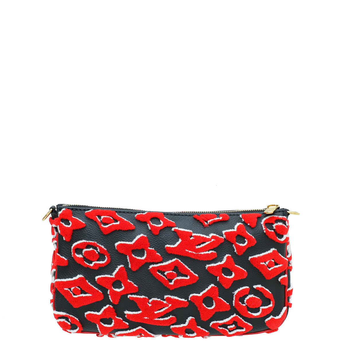 Louis Vuitton Bicolor LVXUF Fischer Tufted Monogram Pochette Accessories-Louis Vuitton-THE CLOSET