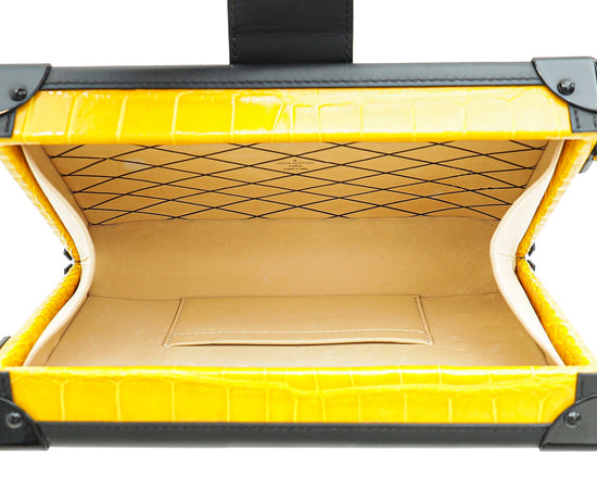 Load image into Gallery viewer, Louis Vuitton Bicolor Alligator Petite Malle Bag
