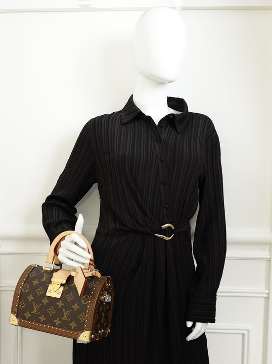 Louis Vuitton Monogram Speedy Trunk 20 Bag