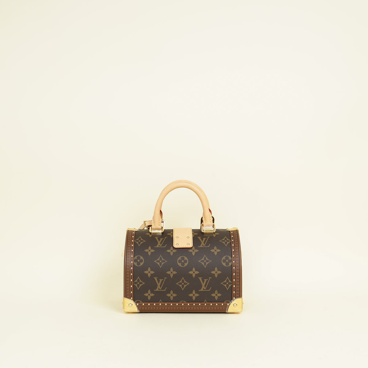 Louis Vuitton Monogram Speedy Trunk 20 Bag