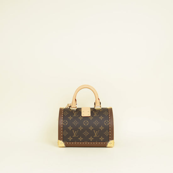 Louis Vuitton Monogram Speedy Trunk 20 Bag