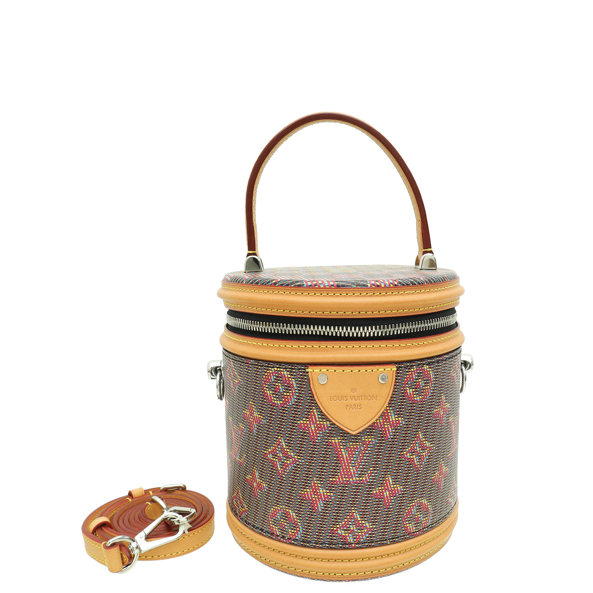 Louis Vuitton Rose Multicolor Monogram LV Pop Cannes Bag