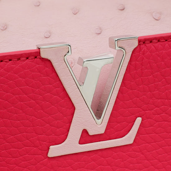 Louis Vuitton Bicolor Capucines BB Taurillon Ostrich Bag