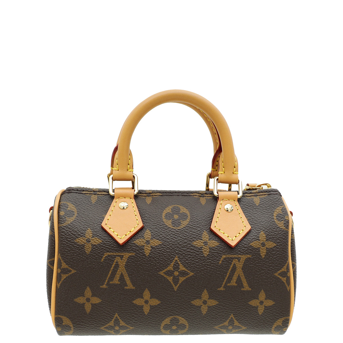 Louis Vuitton Brown Monogram Speedy Nano Bag-Louis Vuitton-THE CLOSET