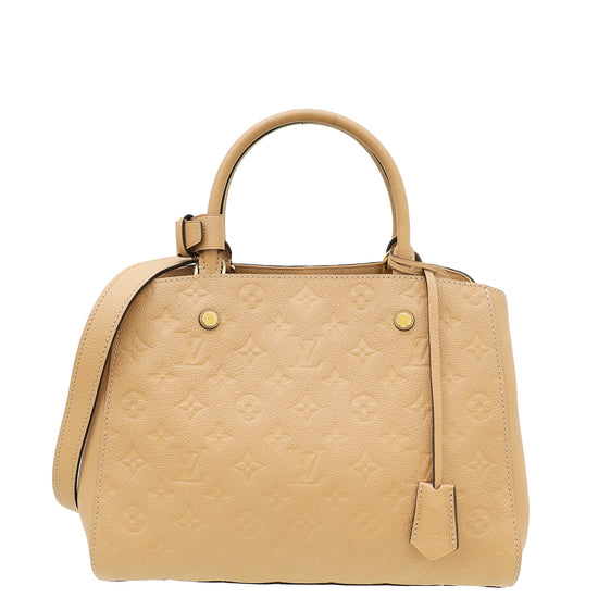 Louis Vuitton Dune Monogram Empreinte Montaigne MM Bag