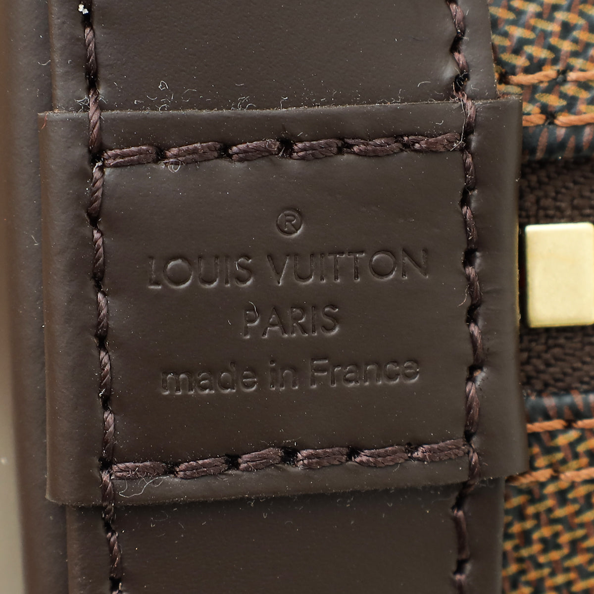 Louis Vuitton Damier Ebene Alma BB Bag