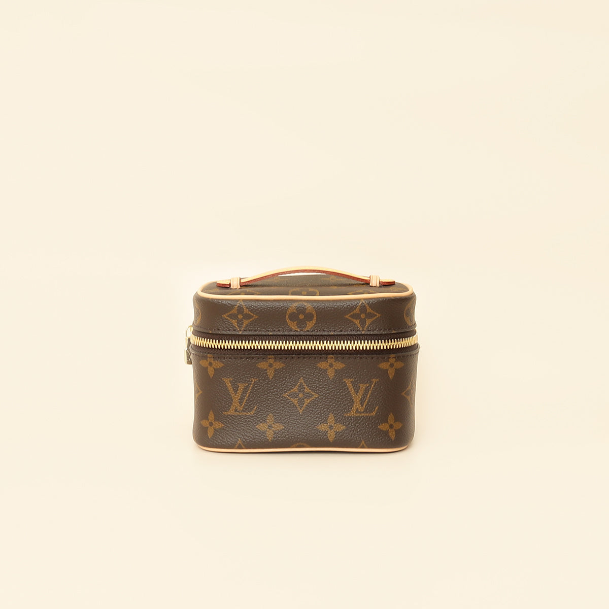 Louis Vuitton Brown Monogram Nice Nano Vanity Case-Louis Vuitton-THE CLOSET