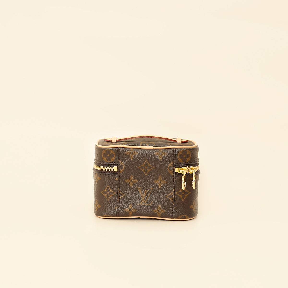 Louis Vuitton Brown Monogram Nice Nano Vanity Case-Louis Vuitton-THE CLOSET