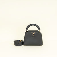 Louis Vuitton Black Mini Capucines Bag