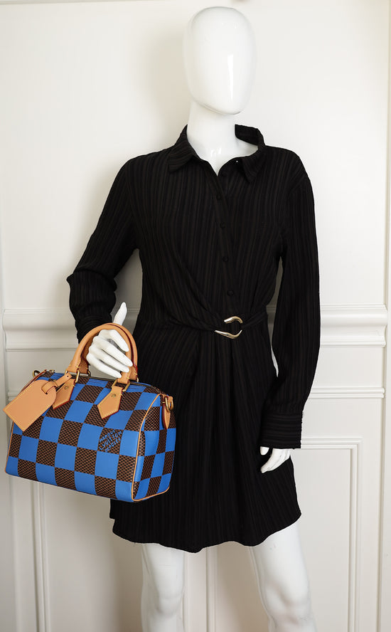 Louis Vuitton Bicolor Damier Pop Speedy Bandouliere 25 Bag-Louis Vuitton-THE CLOSET