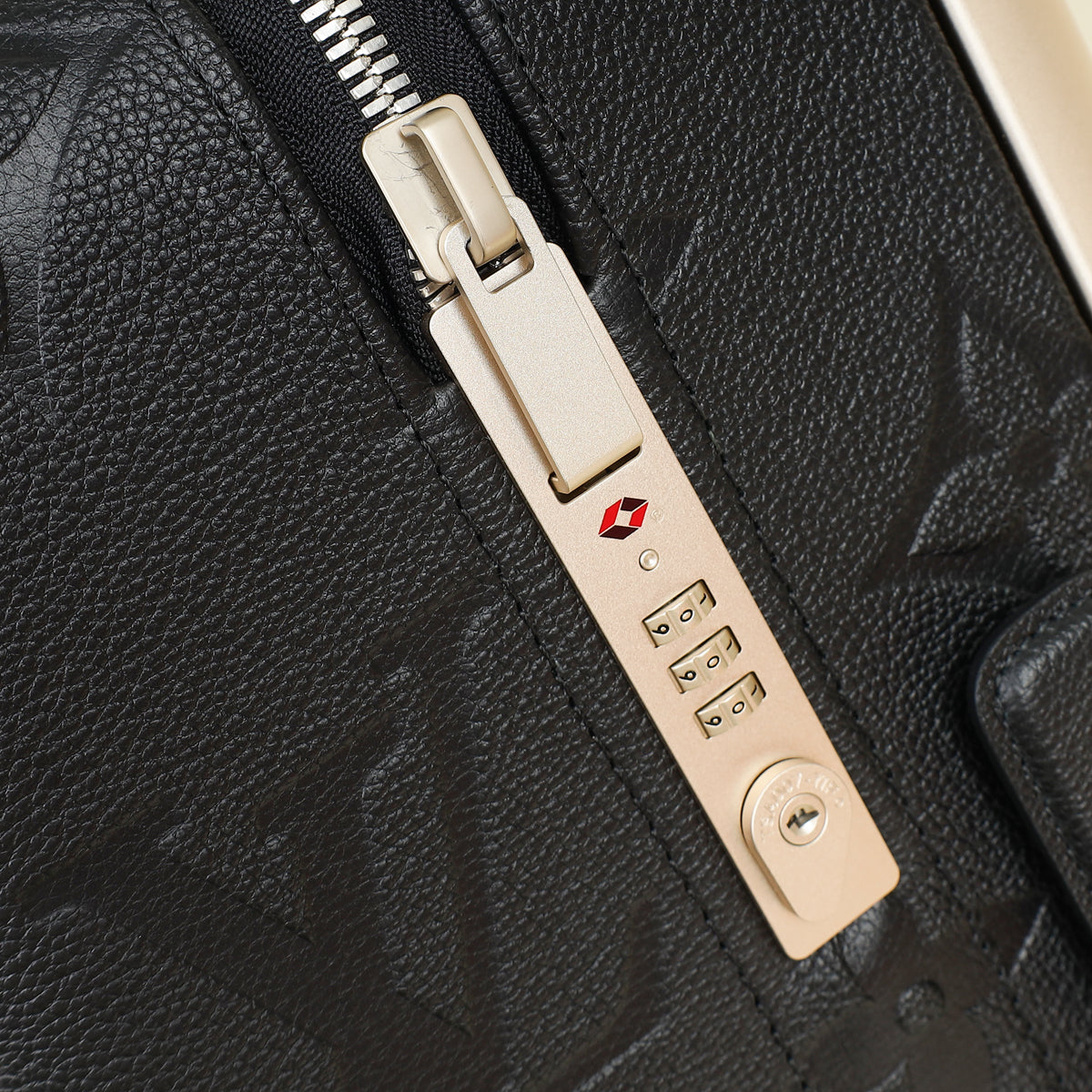Louis Vuitton Black Monogram Empreinte Horizon 55 Carry-On Suitcase