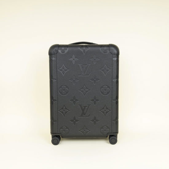 Louis Vuitton Black Monogram Empreinte Horizon 55 Carry-On Suitcase