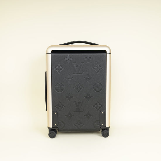 Louis Vuitton Black Monogram Empreinte Horizon 55 Carry-On Suitcase