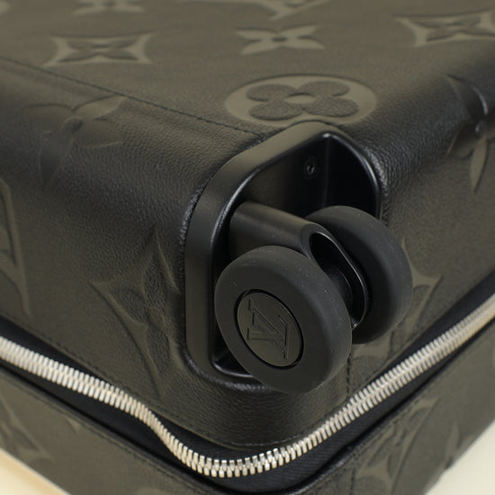 Louis Vuitton Black Monogram Empreinte Horizon 55 Carry-On Suitcase