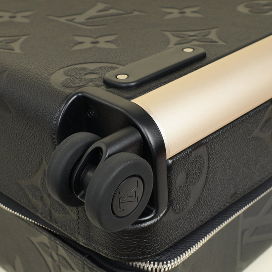 Louis Vuitton Black Monogram Empreinte Horizon 55 Carry-On Suitcase