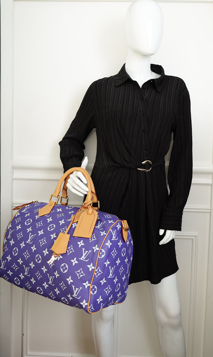 Louis Vuitton Amethyst Purple Speedy P9 Bandoulière 40 Bag – THE Louis Vuitton Amethyst Purple Speedy P9 Bandoulière 40 Bag – THE