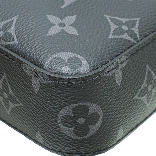 Authentic Louis Vuitton Monogram Eclipse Reverse Trio Messenger Bags