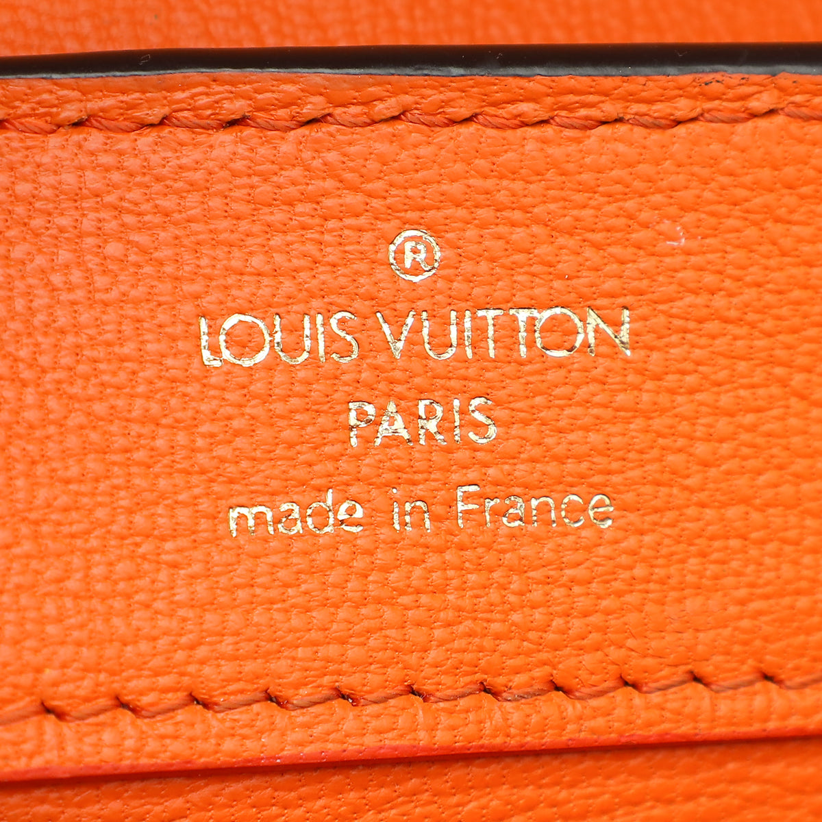 Louis Vuitton Orange Shiny Alligator Mini Capucines Bag