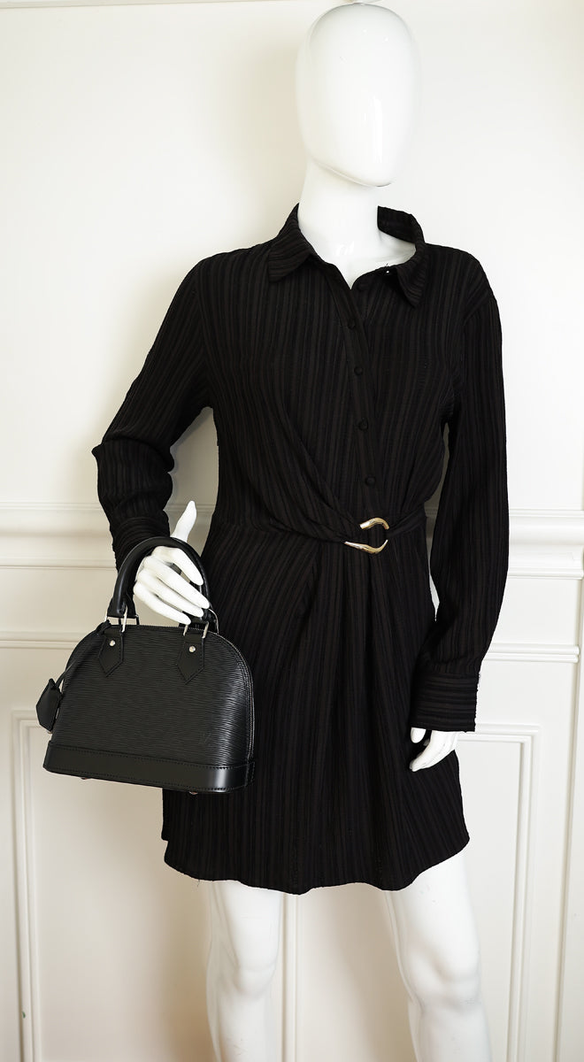 Louis Vuitton Black Alma BB Bag