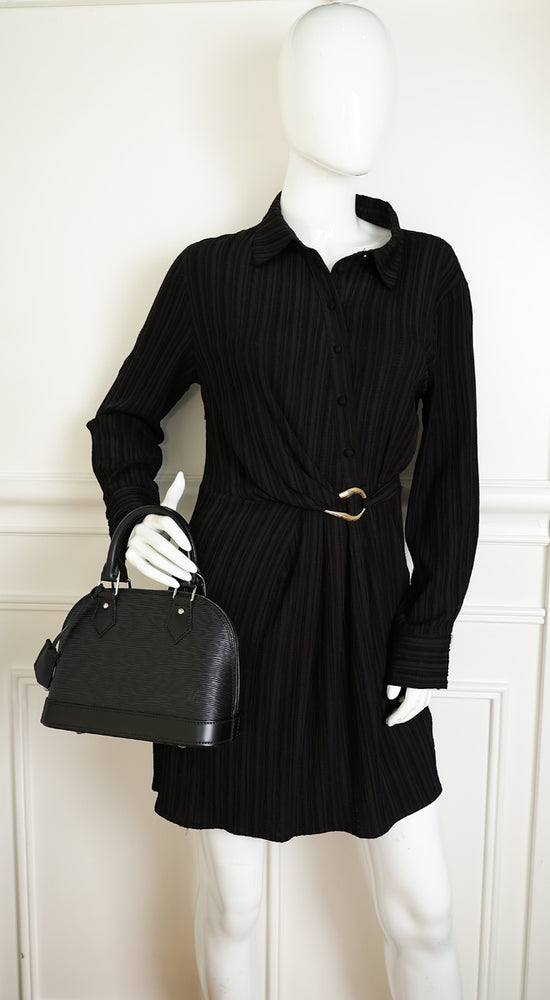 Louis Vuitton Black Alma BB Bag