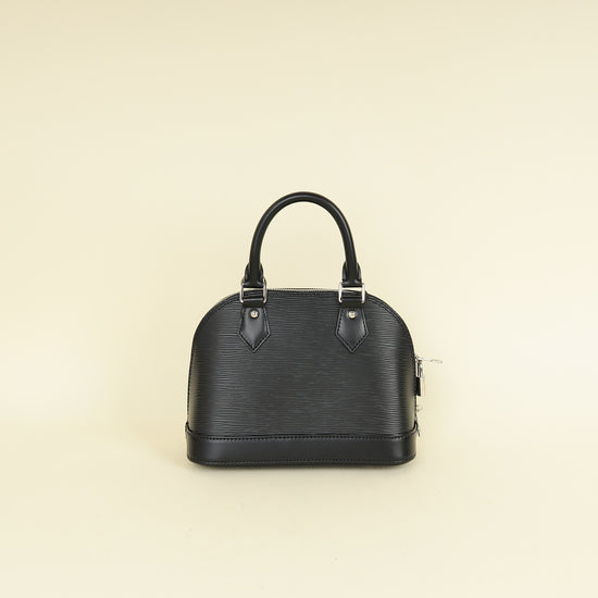 Louis Vuitton Black Alma BB Bag