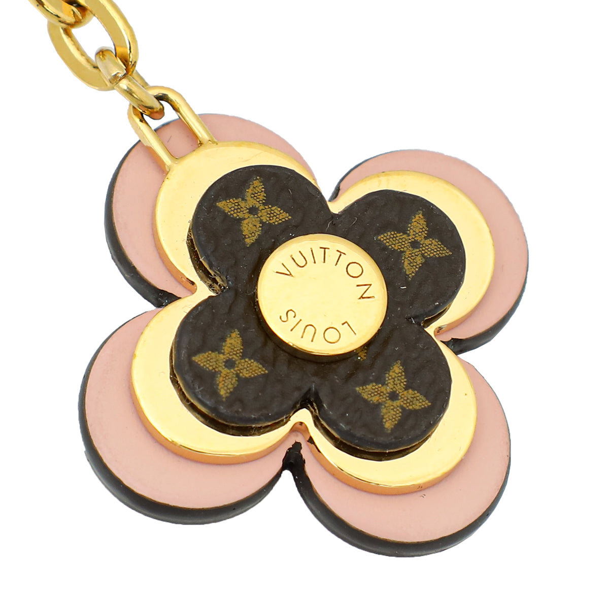 Louis Vuitton Monogram Pink Blooming Flowers BB Bag Charm and Key Holder