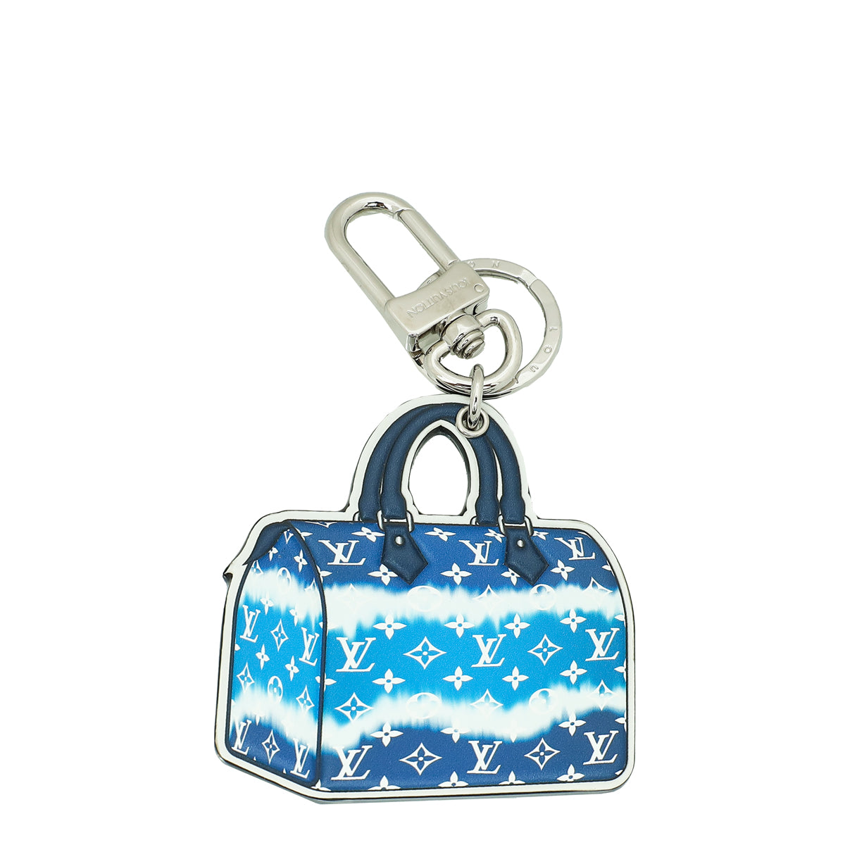 Louis Vuitton Blue Escale Speedy Bag Charm Key Holder-Louis Vuitton-THE CLOSET