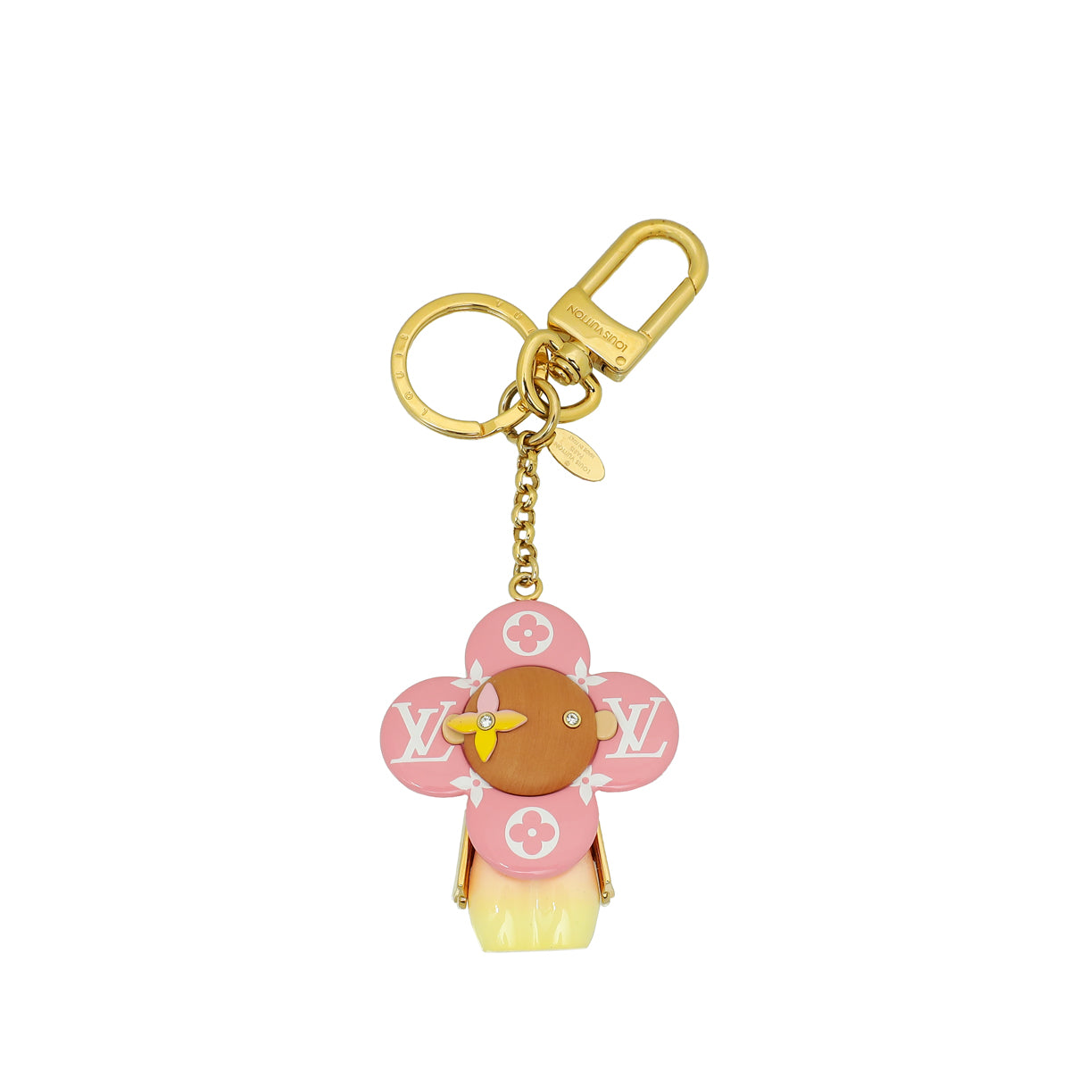 Louis Vuitton Pink Vivienne Escale Bag Charm Key Holder-Louis Vuitton-THE CLOSET