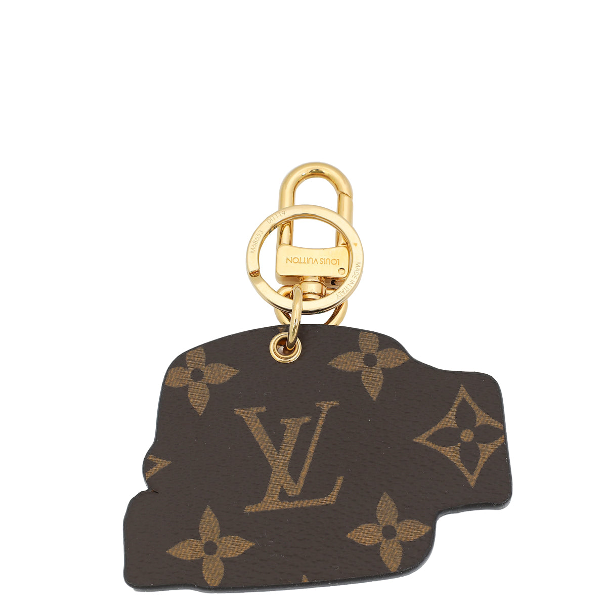 Louis Vuitton monogram Pink Xmas Vivienne Courchevel Bag Charm Key Holder