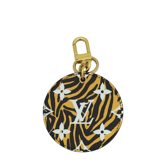 Louis Vuitton Vivienne Bag Charm and Key Holder Monogram Giant Jungle Black  Multicolor