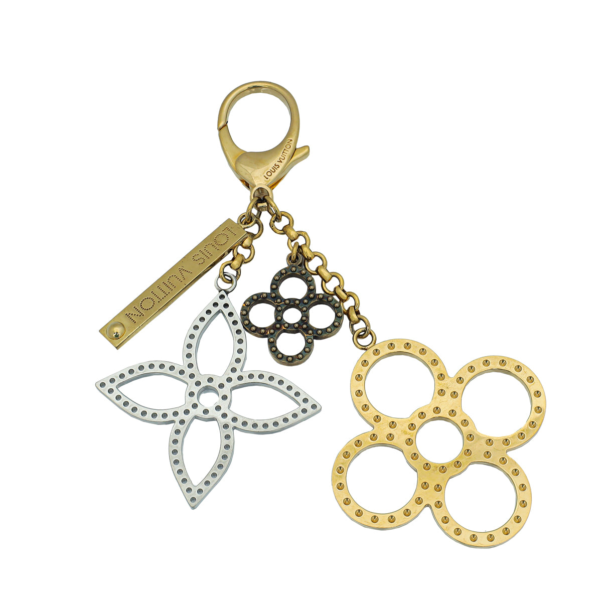 Louis Vuitton Three Tone Bijoux De Sac Tapage Bag Charm Key Holder-Louis Vuitton-THE CLOSET