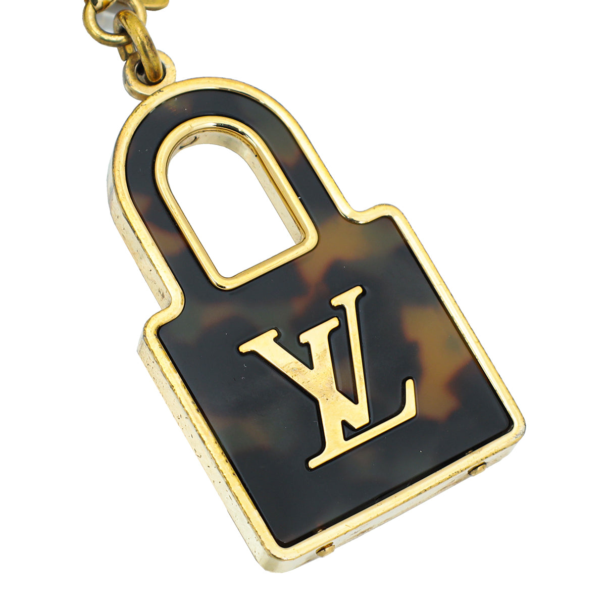 Louis Vuitton Brown Tortoise Porto Cre Confidence Bag Charm Key Holder-Louis Vuitton-THE CLOSET
