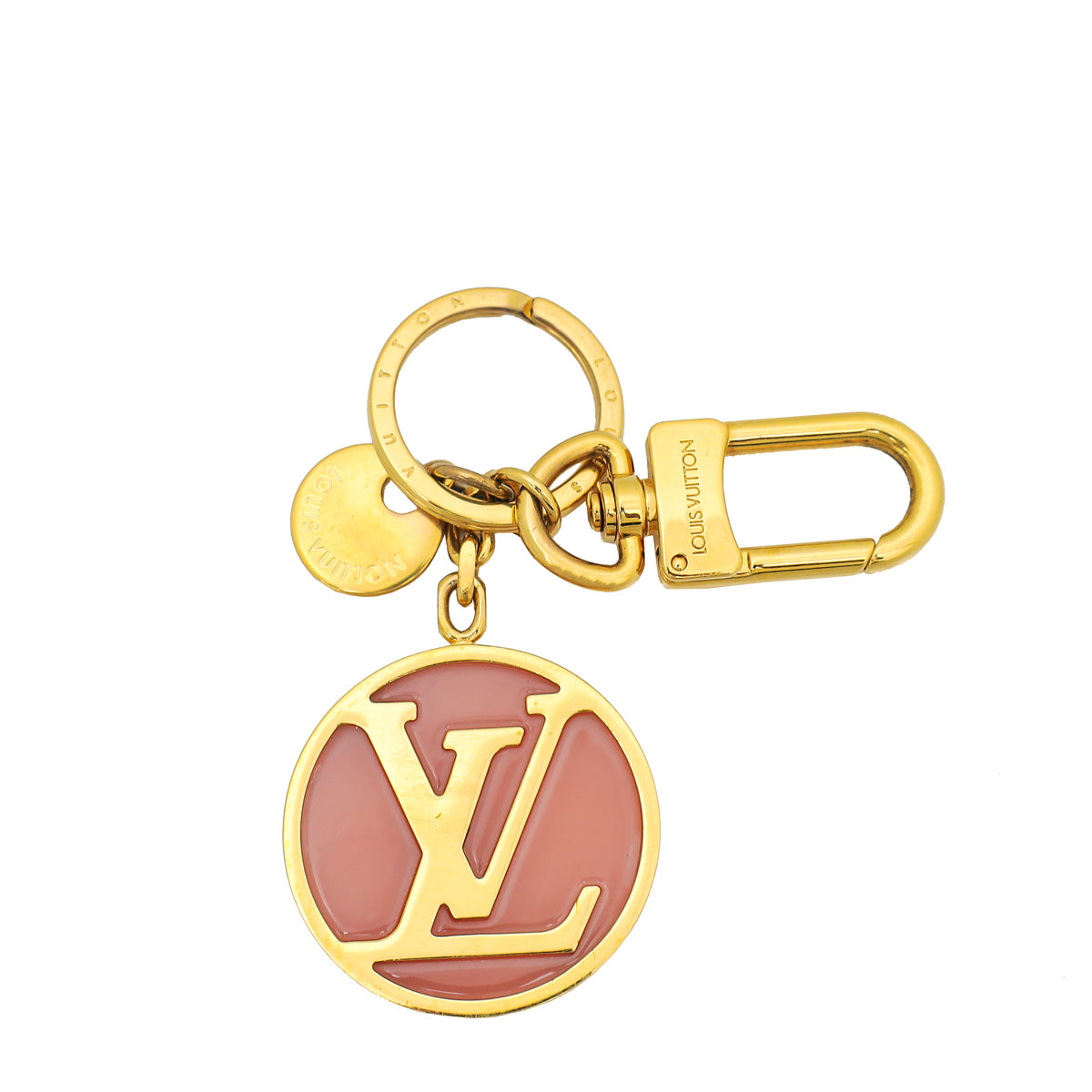 Louis Vuitton Pink Circle Bag Charm Key Holder-Louis Vuitton-THE CLOSET