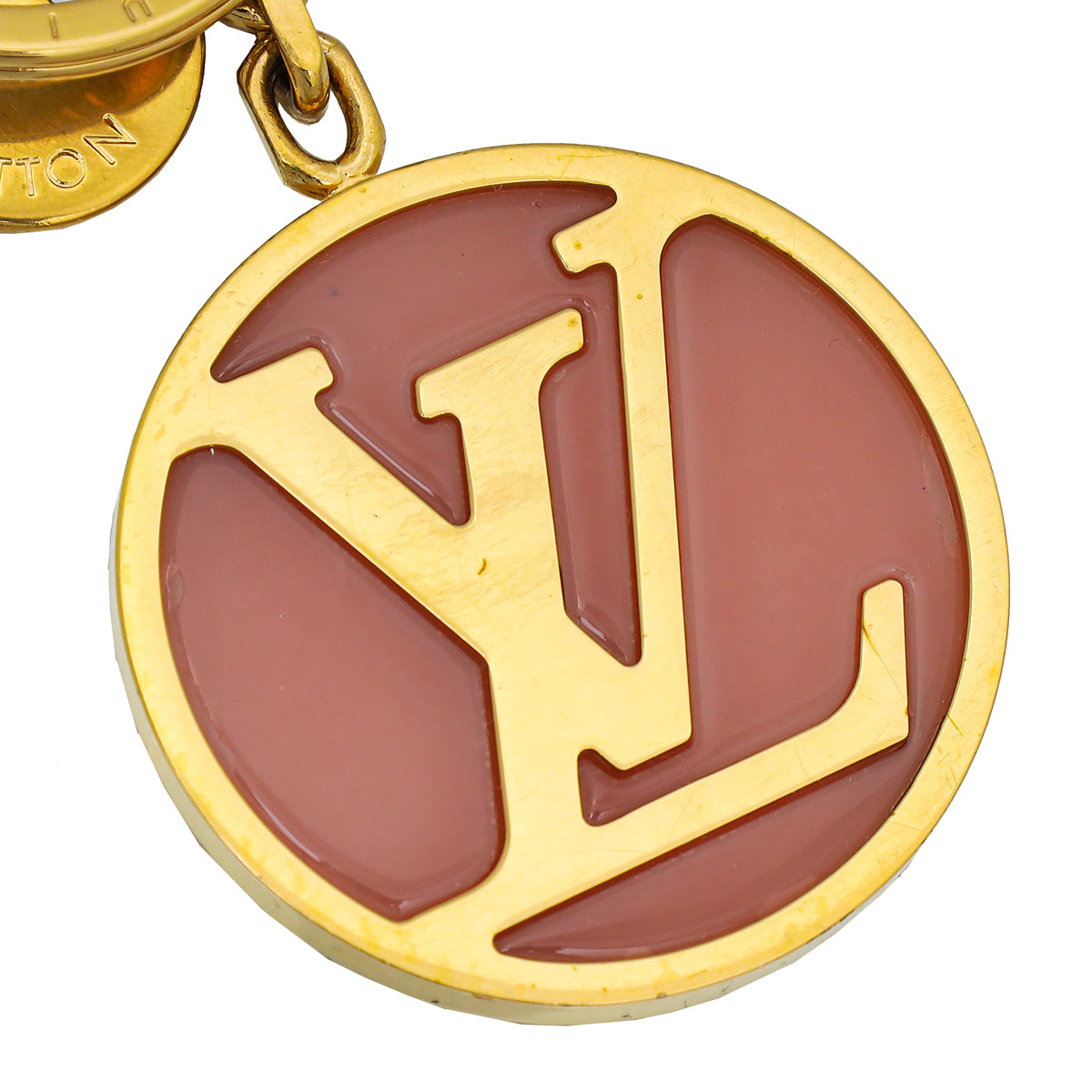 Louis Vuitton Pink Circle Bag Charm Key Holder