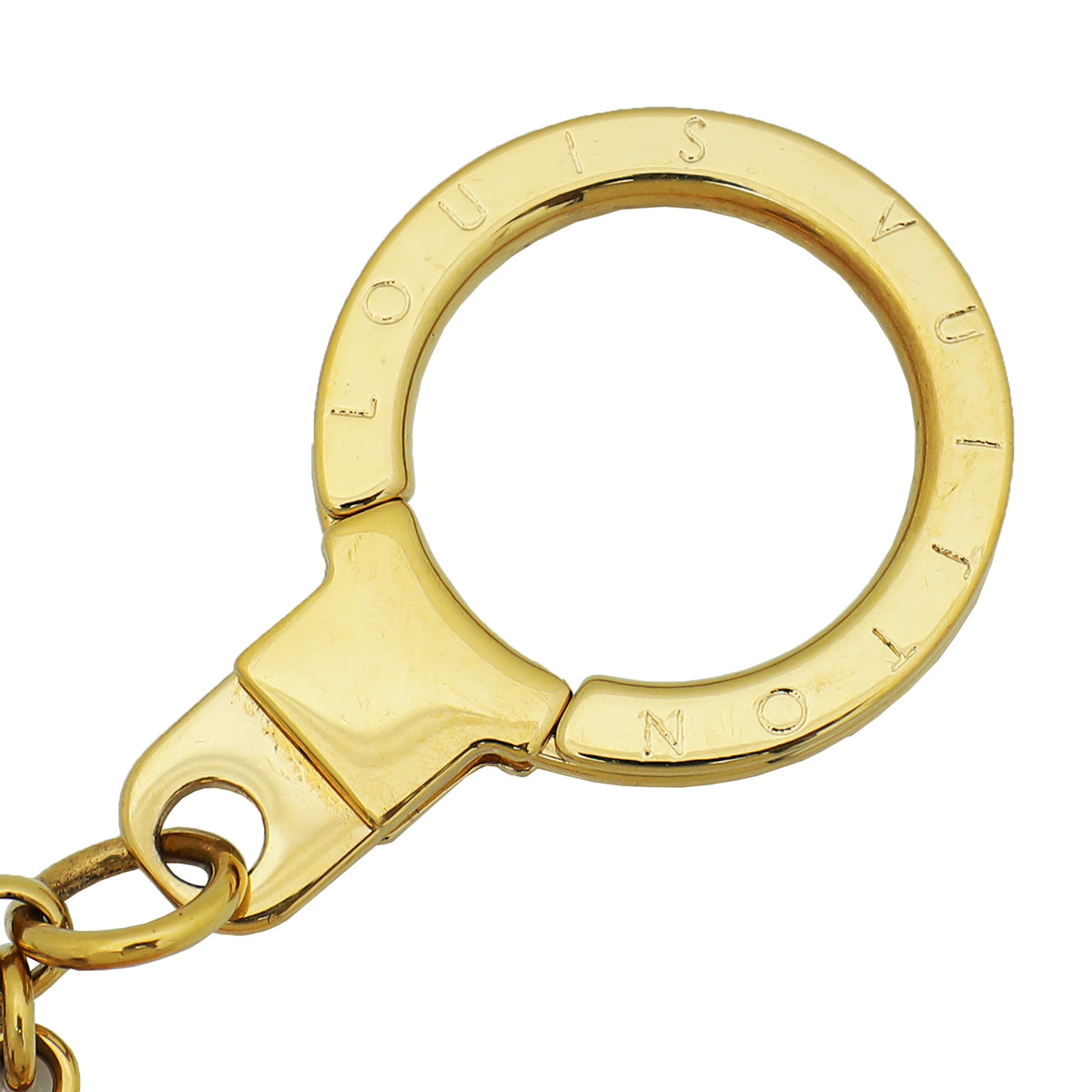 Louis Vuitton Gold Fleur de Monogram Bag Charm Chain-Louis Vuitton-THE CLOSET